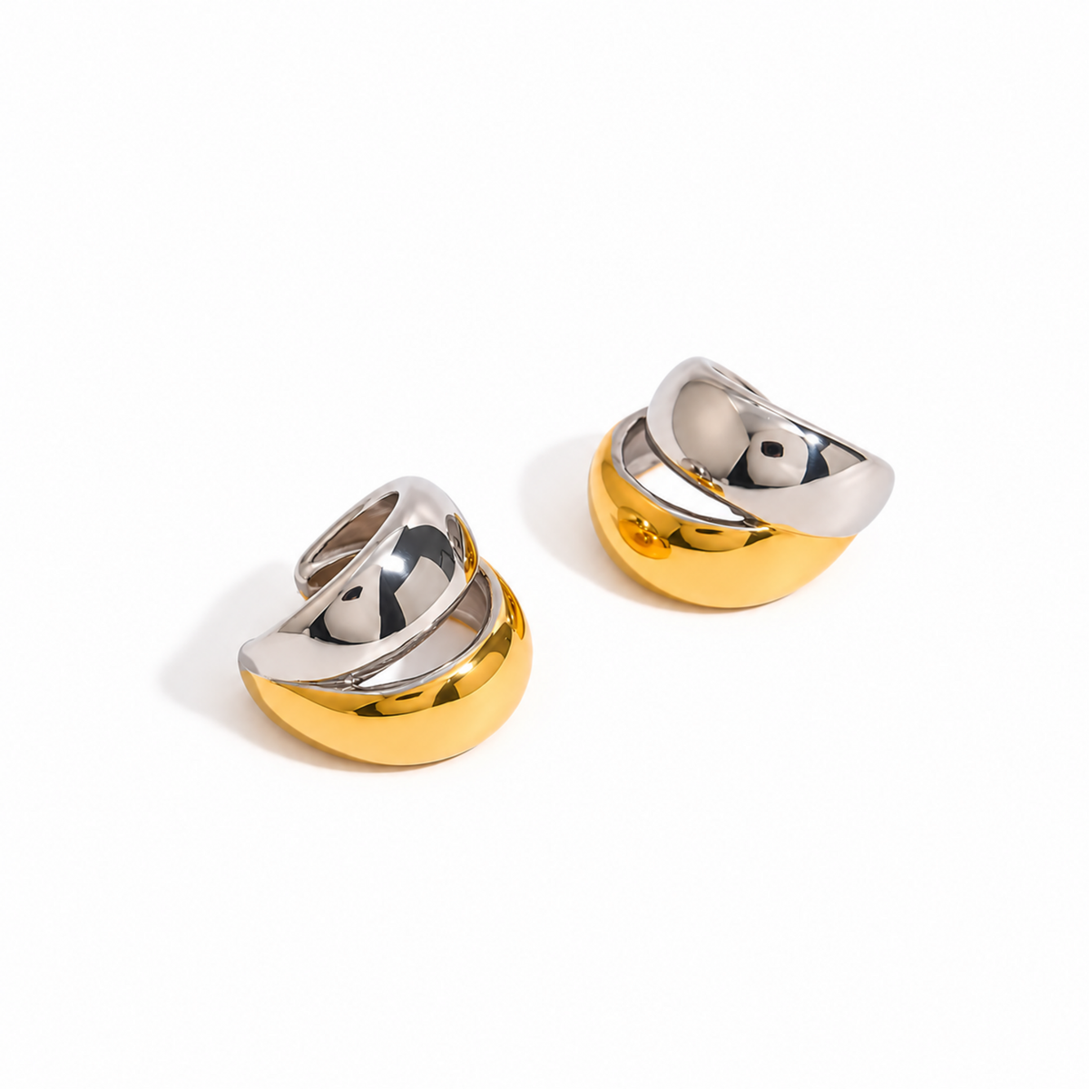 Merline Two-Tone Ear Cuff