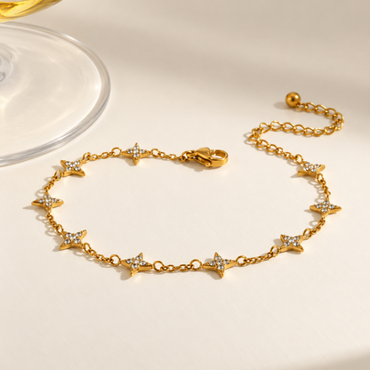 Star Charm Chain Bracelet
