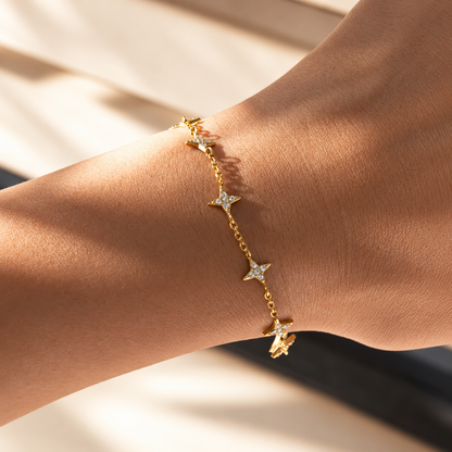Star Charm Chain Bracelet